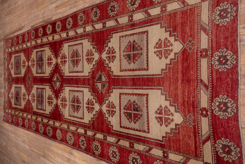 Vintage Oushak Area Rug (5' x 14')